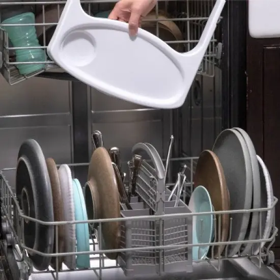 Ingenuity Baby Base 2-in-1 Booster Feeding and Floor Seat with Self-Storing Tray image {7}