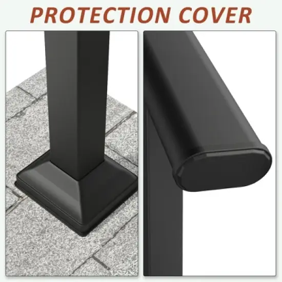 Racxily Hand Rails for Outdoor Steps,  Handrail 2 Pack image {5}