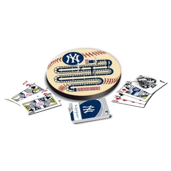 MasterPieces Officially Licensed  MLB New York Yankees Wooden Cribbage Game for Adults image {2}