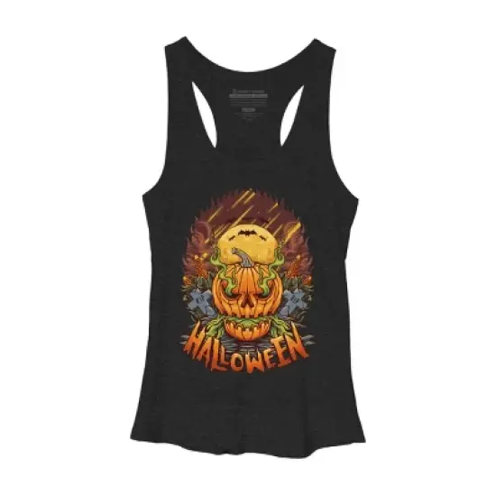 Women's Design By Humans halloween By arjanaproject Racerback Tank Top image {10}