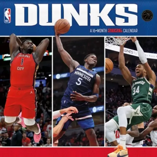 NBA 2026 Dunks 12"x12" Wall Calendar image {7}