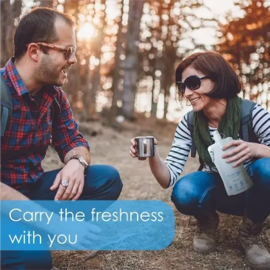 Waterdrop 16 oz Collapsible Water Pouch, Pack of 3, Hiking, Camping, Travel, BPA-Free, Reusable, Foldable image {7}