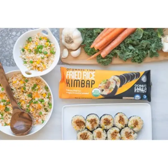 Ocean's Halo Organic Frozen Fried Rice Kimbap - 8.11oz image {3}