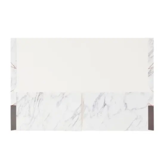 Paper Junkie 12-Pack Inspirational 2 Pocket Folders for Marble Print Office Supplies, 6 Decorative Rose Gold Motivational Designs for School, 12x9 in image {5}