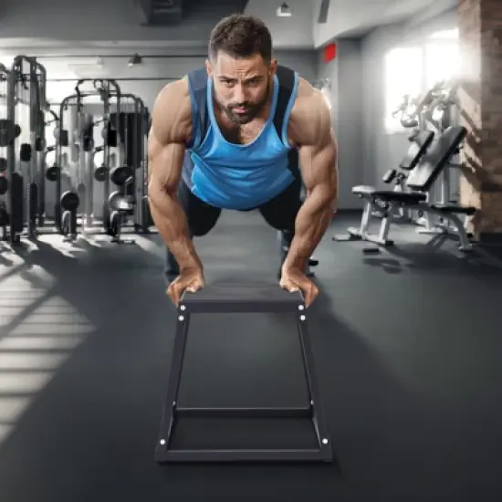 VEVOR Plyometric Jump Boxes, 12/18/24/30 Inch Plyo Box, Platform and Jumping Agility Box, Anti-Slip Fitness Exercise Step Up Box Set image {1}