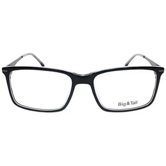 Vivid Big & Tall 20 Blue Light Filtering Readers Black/Clear 60mm image {2}