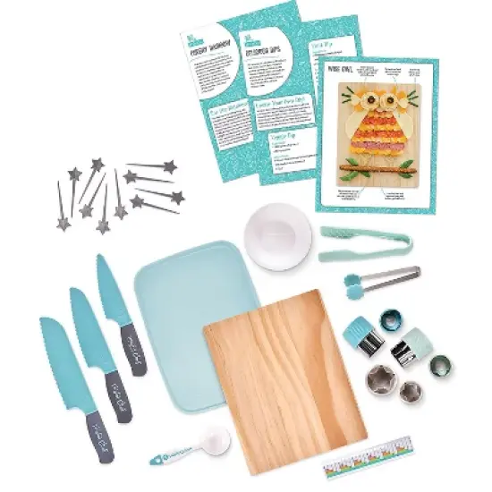 MindWare Playful Chef: Deluxe Charcuterie Kit Cooking Set - Includes 25 Kid-Safe Kitchen Utensils for Ages 5 & Up image {2}