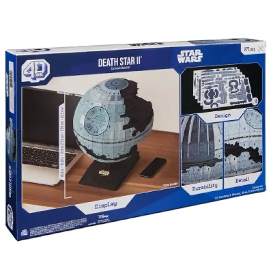 4D BUILD - Star Wars Deluxe Death Star II Model Kit Puzzle 272pc image {2}