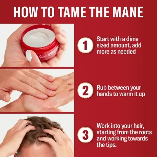 Old Spice Stay-In-Place Hair Styling Putty High Hold with Very Low Shine - Trial Size - 2.22oz image {4}