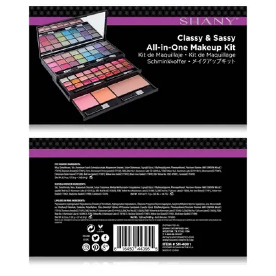 SHANY Classy & Sassy All-in-One Makeup Kit image {3}