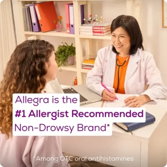 Allegra 24 Hour Allergy Relief Medicine Tablets - Fexofenadine Hydrochloride - 5ct image {5}