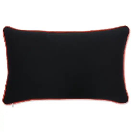 11.5"x18.5" Indoor Halloween Boo Friends Black Rectangular Throw Pillow  - Pillow Perfect image {1}