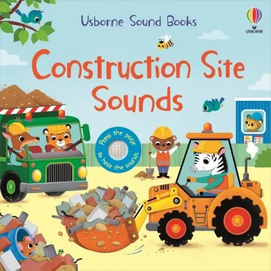 Construction Site Sounds - (Sound Books) by  Sam Taplin (Board Book) image {1}