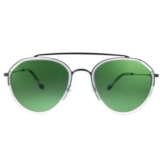 Original Penguin The Shady CR Unisex Aviator Polarized Sunglasses Crystal 54mm image {1}