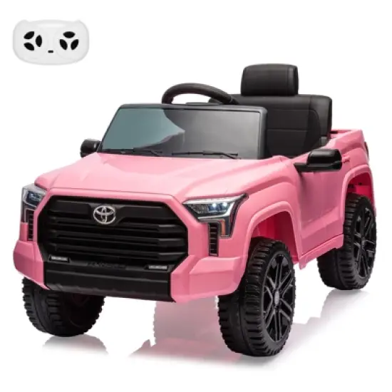 Ride on Car for Kids, Licensed Toyota Ride on Truck, Battery Powered Electric Car with Remote Control, MP3, LED Lights, for 3+ image {9}