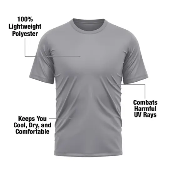 Men's Delta State University Men's Sport Active T-Shirt Left Chest Logo image {2}