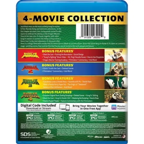 Kung Fu Panda: 4-Movie Collection (Blu-ray) image {2}