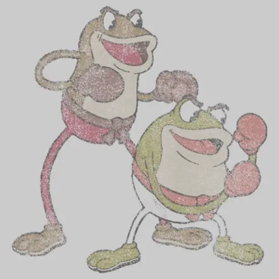 Men's Cuphead Boxing Duo Ribby and Croaks Sweatshirt image {1}