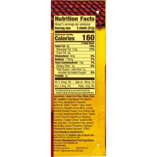 Old El Paso Taco Shells Bold Nacho Cheese - 6pk / 3.1lb image {4}