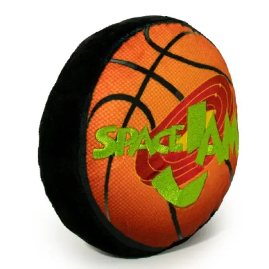 Buckle-Down Dog Toy Squeaker Plush - Looney Tunes Space Jam Basketball Logo image {1}