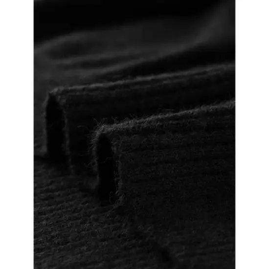 Seta T Women's Fall Winter Turtleneck Long Sleeve Spilt Hem Tunic Pullover Sweater image {4}