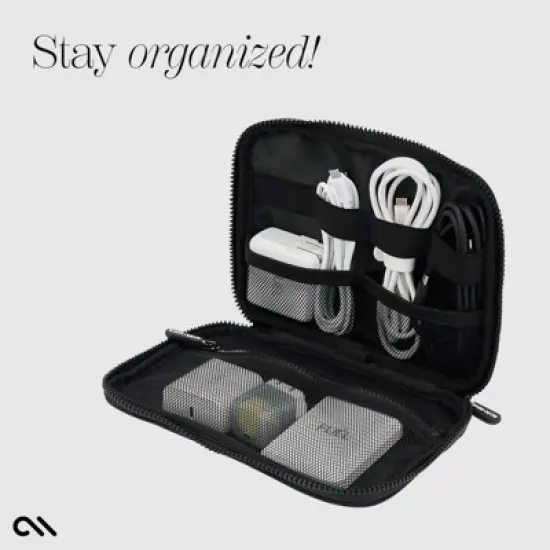 Case-Mate Travel Tech Organizer Bag - Black image {5}