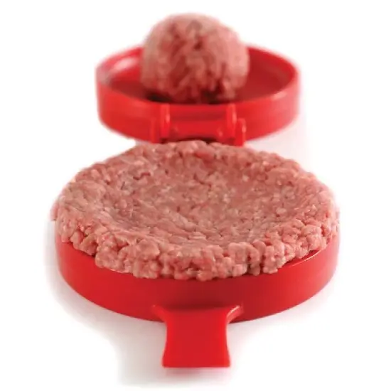 Norpro Nonstick Stuffed Burger Maker, Red image {1}