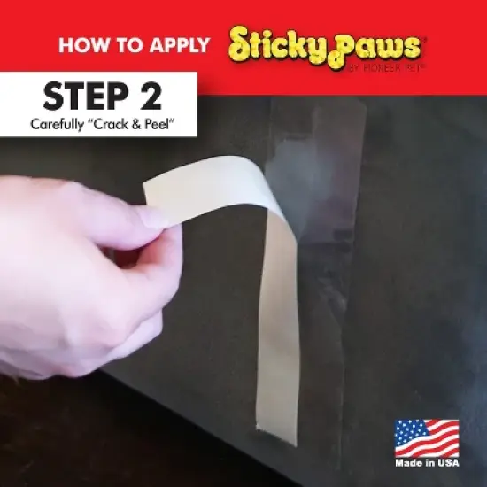 Sticky Paws on a Roll Stop Cats Destroying Furniture Anti Scratch Training image {6}