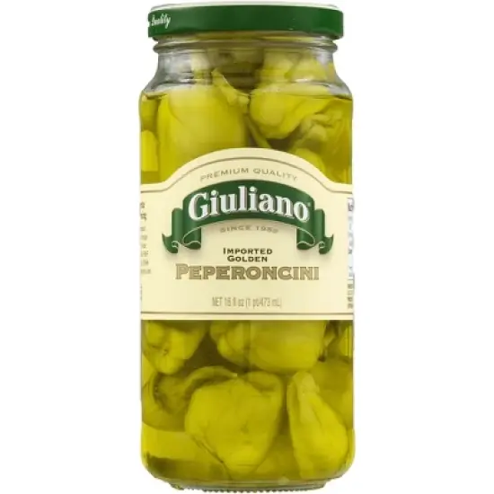 Giuliano Golden Peperoncini - 6 pack, 16 oz image {1}