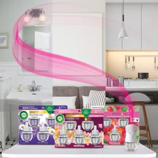 Air Wick Scented Oil Summer Delights Air Freshener Refill - 3.38 fl oz/5pk image {4}