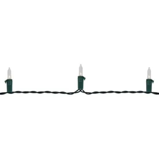 Northlight LED Mini Christmas Lights - Warm White  - 15.75&rsquo; Green Wire - 50ct image {3}