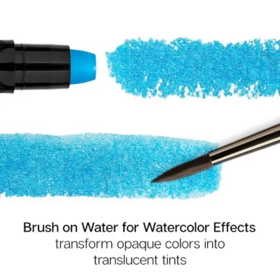 KINGART Gel Stick Crayons, 12 Metallic Colors image {2}