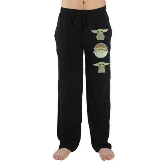 The Mandalorian Baby Yoda Star Wars Mens Grey Sleep Pajama Pants image {3}