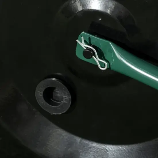 Outsunny 20-Inch Push/Tow Behind Lawn Roller Filled with 16 Gal Water or Sand, Perfect for Flattening Sod in the Garden image {5}