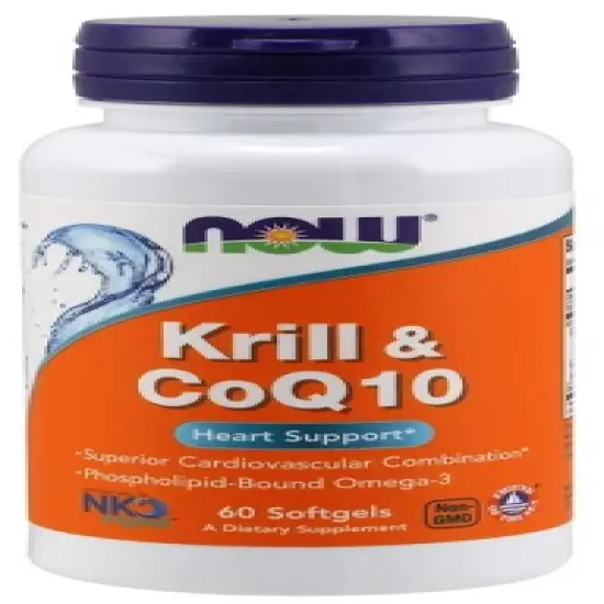 Krill & CoQ10 by Now Foods  -  60 Softgel image {2}