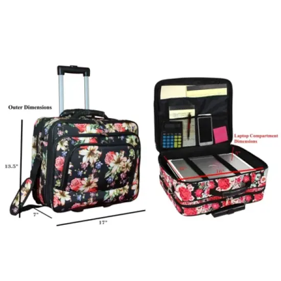 World Traveler Rolling 17-inch Laptop Case image {3}