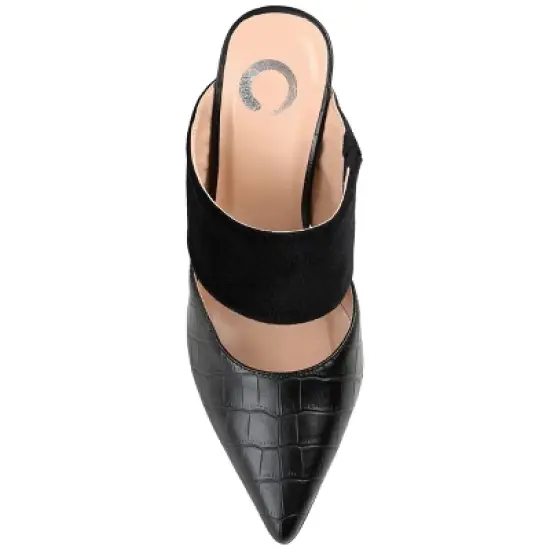 Journee Collection Womens Sutonn Mules High Stiletto Pointed Toe Pumps image {3}