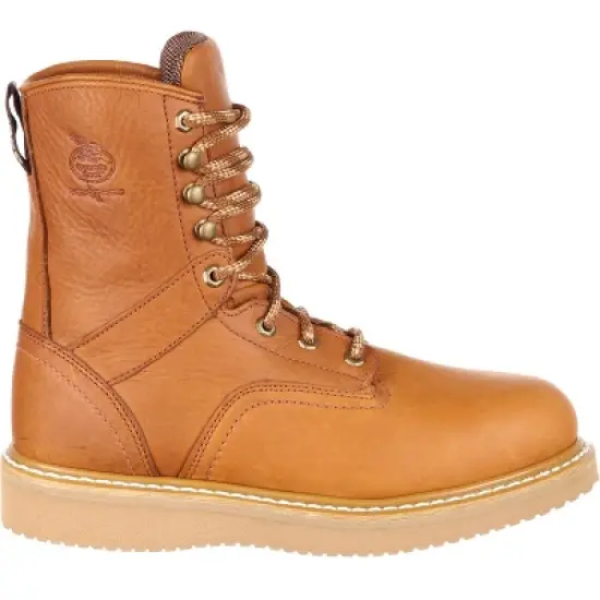 Men's Brown Georgia Boot Wedge Steel Toe Work Boot Size 13 image {6}