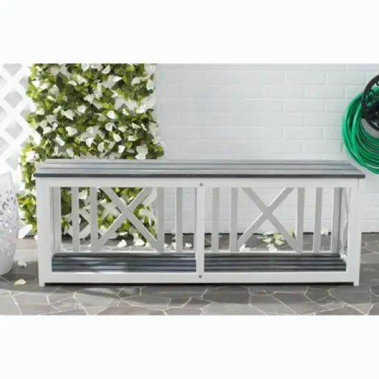 Branco Bench - Outdoor - Safavieh image {1}