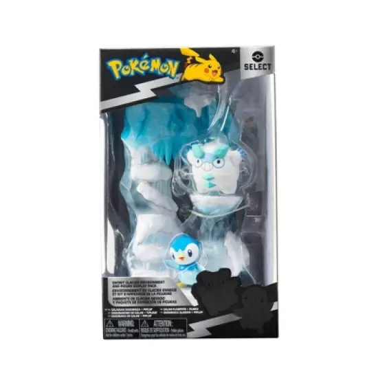 Pok&eacute;mon Select Snowy Hill Glacier Environment Display with Galarian Darumaka and Piplup Mini Figures image {2}