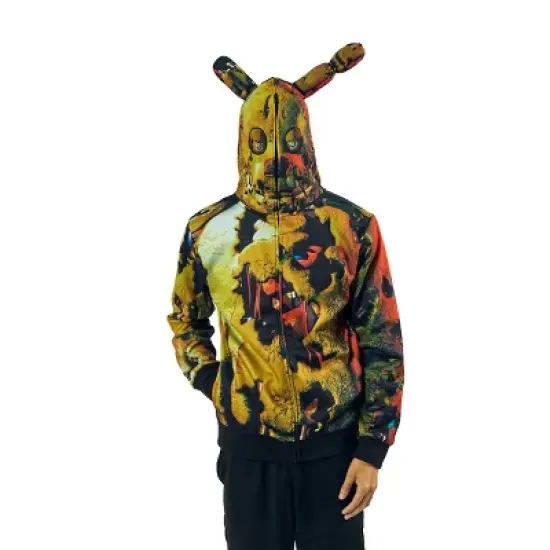 Five Nights At Freddy's Long Sleeve Men's Full-Zip Cosplay Hoodie image {2}