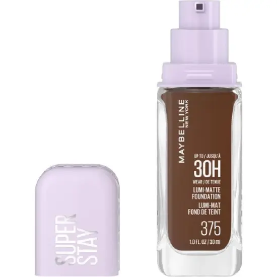 Maybelline Super Stay Up to 30HR Wear Lumi-Matte Liquid Foundation - 1 fl oz image {30}