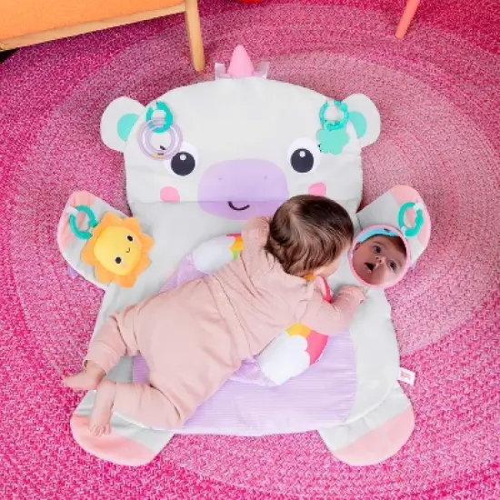 Bright Starts Tummy Time Prop and Playmat - Unicorn image {1}