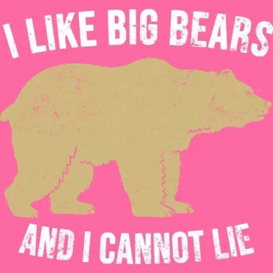 Design By Humans I Like Big Bears And I Cannot Lie By Wholesome Racerback Tank Top image {1}