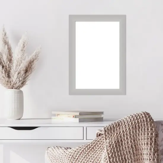 Amanti Art Low Luster Silver Framed Dry Erase Magnetic Board image {7}