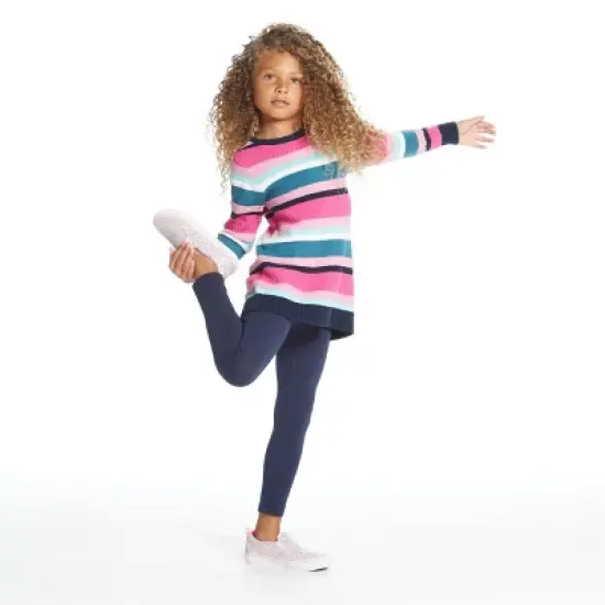 Andy & Evan Toddler Multi Knit Dress Blue, Size 5T image {4}