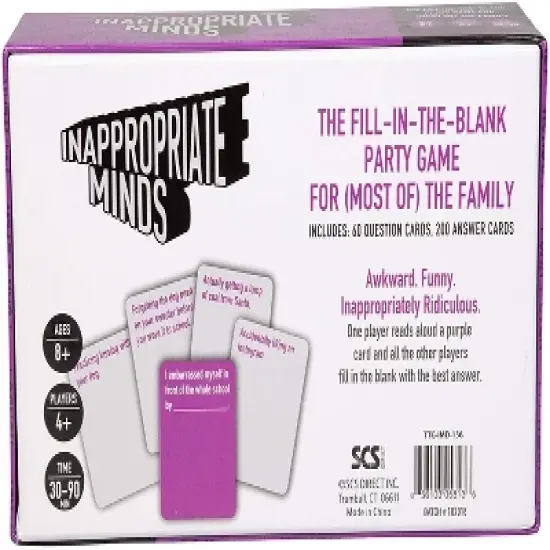 SCS Direct Inapproppriate Minds Fill-in-the-blank Party Game image {3}