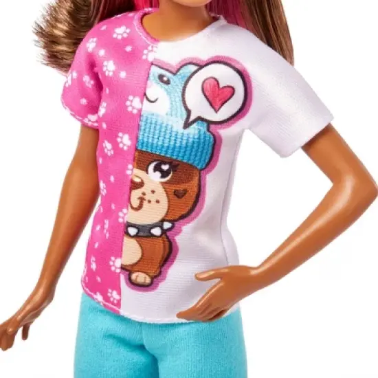 Barbie Skipper Doll and Dog Walker Set with Puppy and Accessories First Jobs image {2}