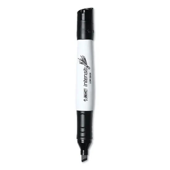 Bic Great Erase Grip Chisel Tip Dry Erase Marker Black Dozen GDEM11BK image {1}