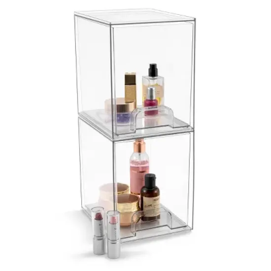 Sorbus Clear Acrylic Drawer Organizers - Makeup Case Pull-Out Drawers image {8}